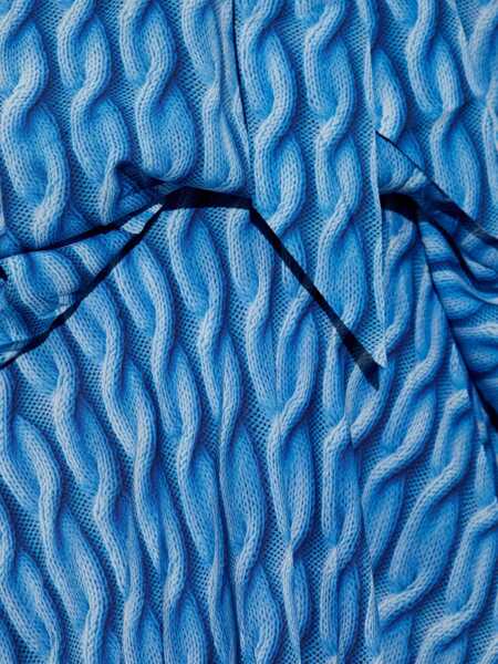 Rochii elegante Balenciaga Printed dress Blue Femei (BM 17397408) 5