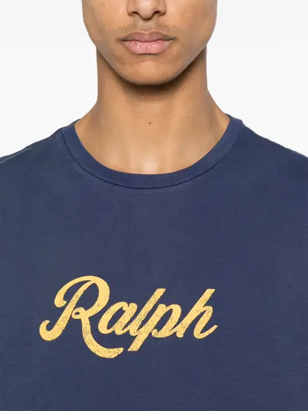 Tricouri Ralph Lauren T-shirt with Ralph logo Blue Barbati (BM 17397435) 5