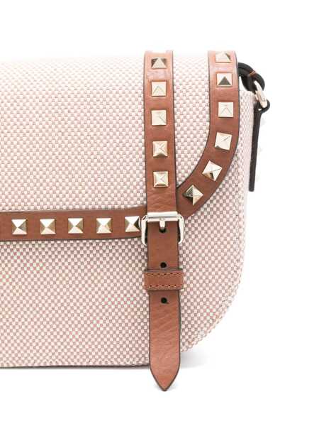 Genti tip postas Valentino Garavani Rockstud crossbody bag Beige Femei (BM 17397543) 4