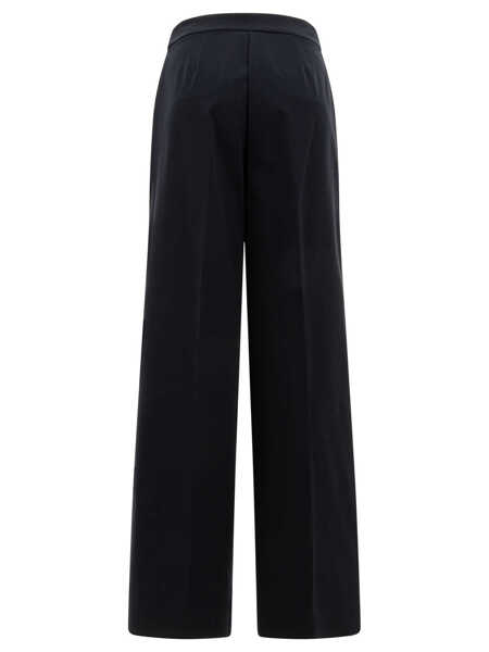 Pantaloni casual Max Mara Straight-leg trousers Black Femei (BM 17397567) 2