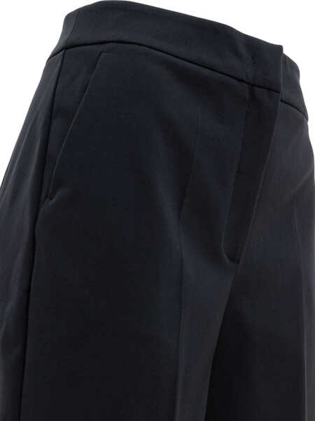 Pantaloni casual Max Mara Straight-leg trousers Black Femei (BM 17397567) 4