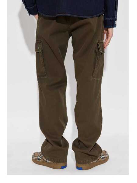 Pantaloni casual Burberry Gabardine cargo trousers Brown Barbati (BM 17397600) 4