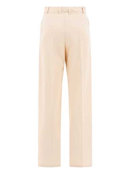 Pantaloni casual F.IT Trousers White Femei (BM 17397708) 2