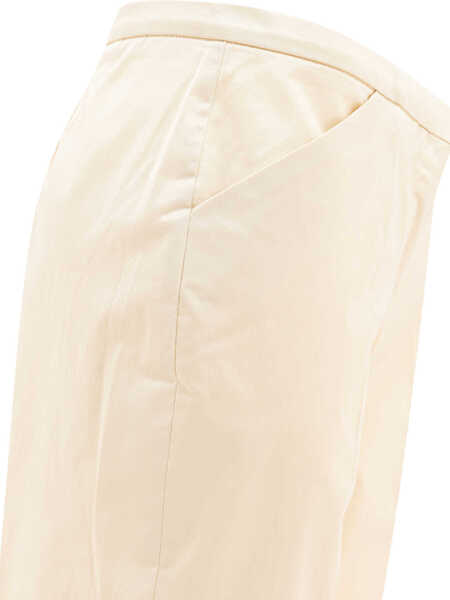 Pantaloni casual TOTME Trousers White Femei (BM 17397762) 4