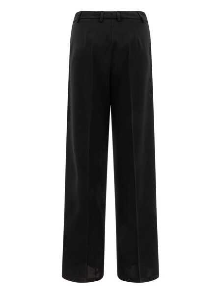Pantaloni casual F.IT Trousers Black Femei (BM 17397777) 2