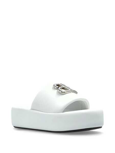 Sandale Balenciaga Rise 55 mm slides White Femei (BM 17397825) 2