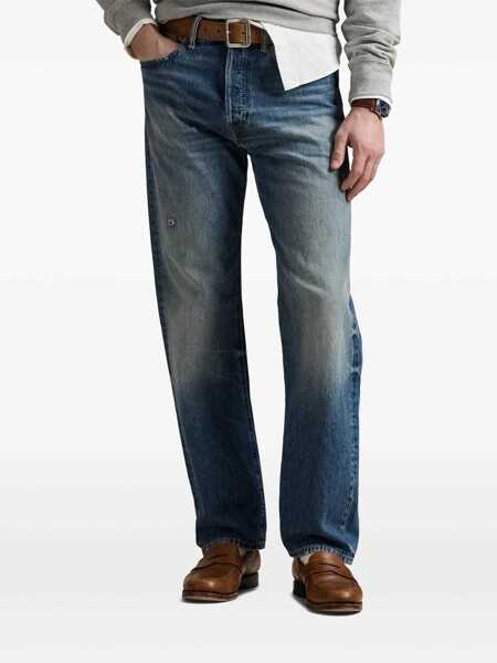 Blugi drepti Ralph Lauren Straight-leg jeans Blue Barbati (BM 17397948) 3