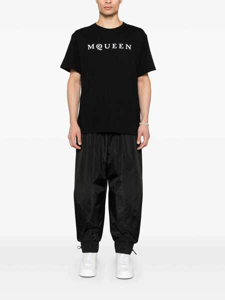 Tricouri Alexander McQueen T-shirts Black Barbati (BM 17398062) 2