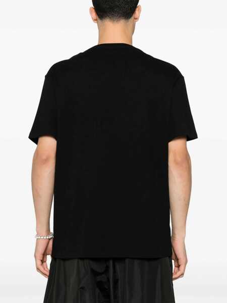 Tricouri Alexander McQueen T-shirts Black Barbati (BM 17398062) 3