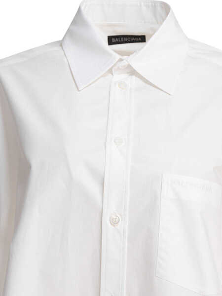 Camasi office Balenciaga Shirts White Femei (BM 17398095) 3