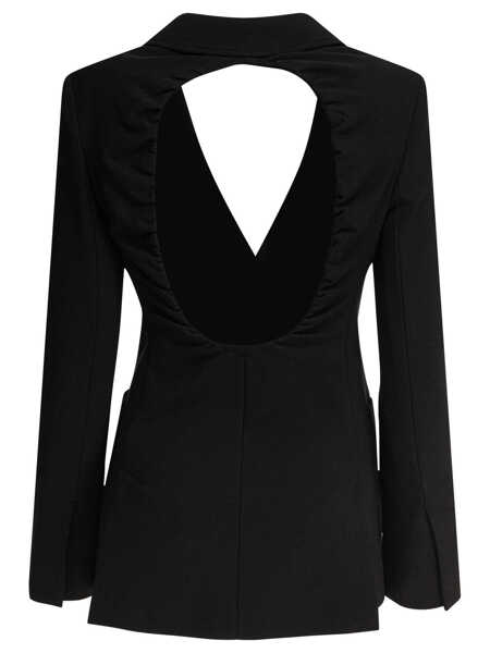 Sacouri Max Mara Slim jersey blazer Black Femei (BM 17398101) 2