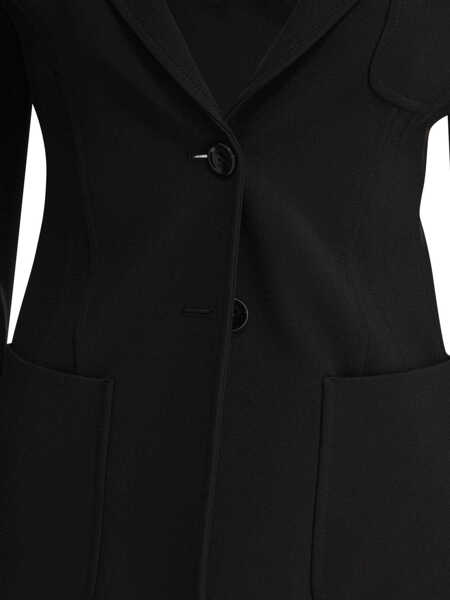 Sacouri Max Mara Slim jersey blazer Black Femei (BM 17398101) 3