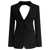 Max Mara Slim jersey blazer Black