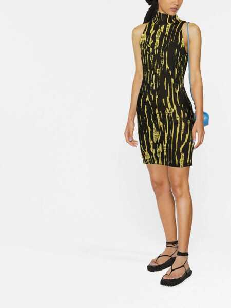 Rochii elegante AMBUSH Jacquard dress Black Femei (BM 17400981) 2