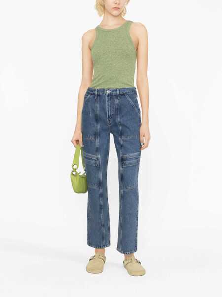 Blugi drepti AGOLDE Cooper cargo jeans Blue Femei (BM 17400999) 2