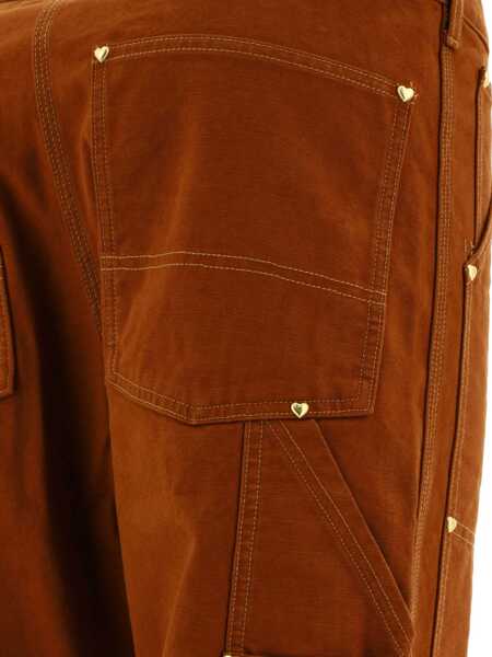 Pantaloni casual HUMAN MADE Duck Painter trousers Brown Barbati (BM 17401050) 4