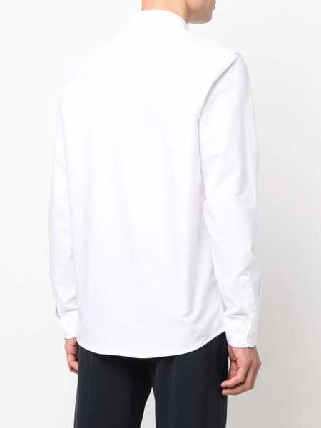 Camasi casual A.P.C. Greg cotton shirt White Barbati (BM 17401083) 4