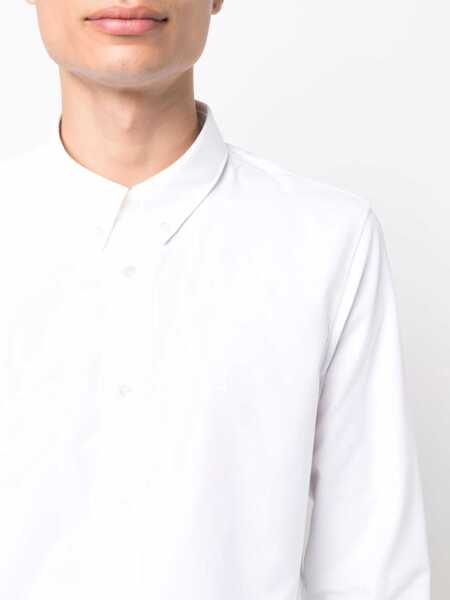Camasi casual A.P.C. Greg cotton shirt White Barbati (BM 17401083) 5
