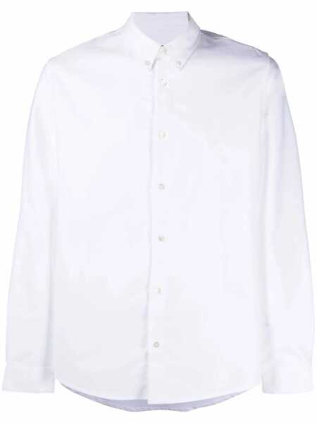 Camasi casual A.P.C. Greg cotton shirt White Barbati (BM 17401083) 1