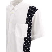Camasi COMME DES GARÇONS HOMME pentru Barbati - Camasi casual COMME DES GARONS HOMME Shirt with polka dots inserts White Barbati (BM 17401320) - B-mall.ro
