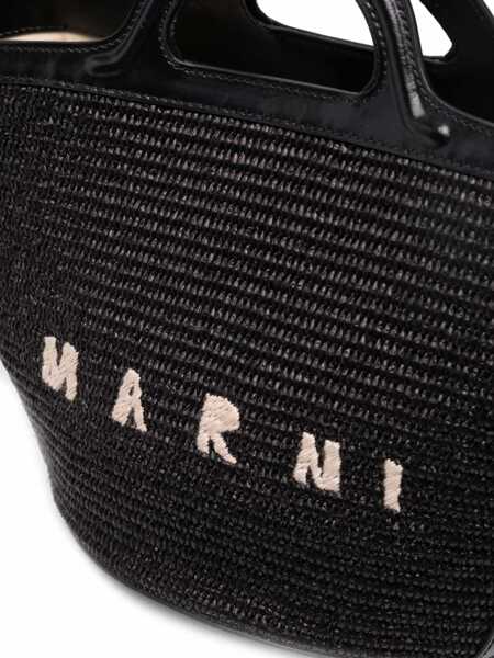 Genti de mana Marni Tropicalia handbag Black Femei (BM 17401386) 4