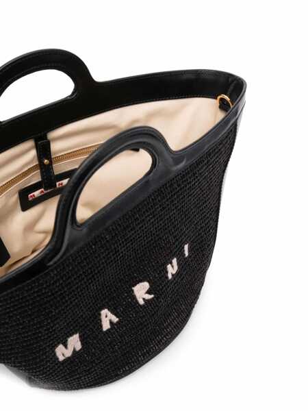 Genti de mana Marni Tropicalia handbag Black Femei (BM 17401386) 5