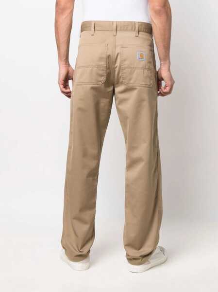 Pantaloni casual Carhartt Simple trousers Beige Barbati (BM 17401401) 4