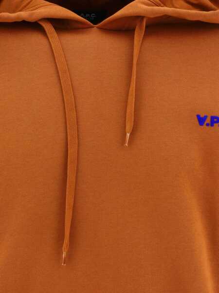 Bluze de trening A.P.C. Petit VPC hoodie Brown Barbati (BM 17401437) 3