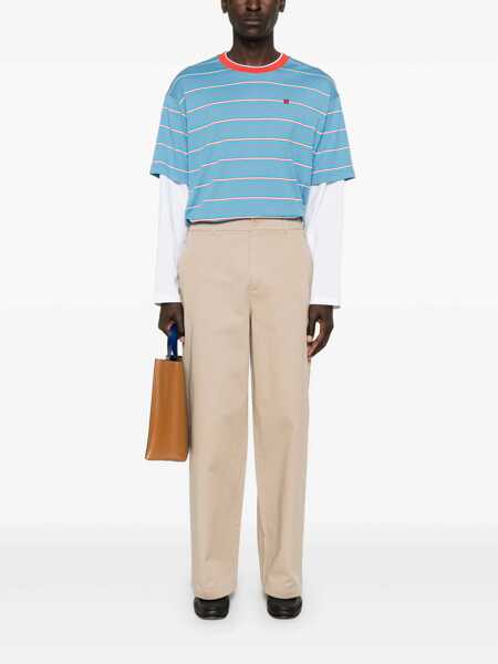 Pantaloni casual Acne Studios Face trousers Beige Femei (BM 17401500) 2