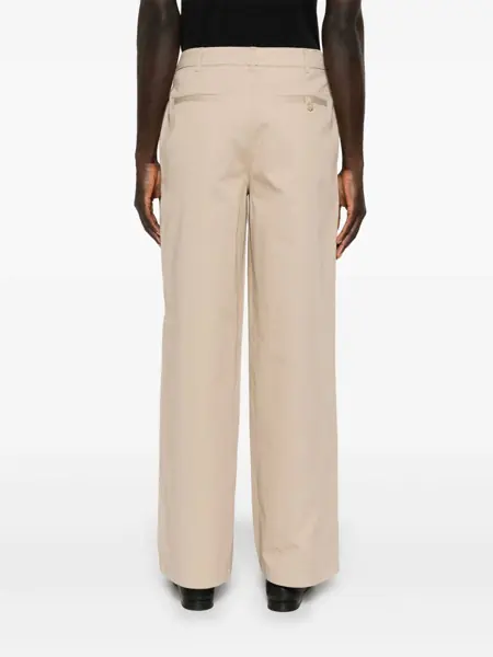 Pantaloni casual Acne Studios Face trousers Beige Femei (BM 17401500) 5