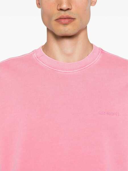 Hanorace Carhartt Duster Script sweatshirt Pink Barbati (BM 17401521) 5