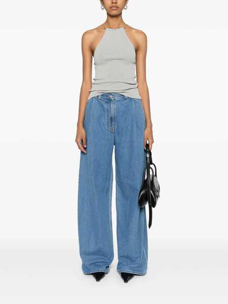 Blugi drepti Givenchy Oversize jeans Light blue Femei (BM 17401530) 2