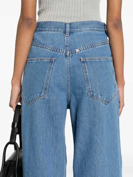 Blugi drepti Givenchy Oversize jeans Light blue Femei (BM 17401530) 5