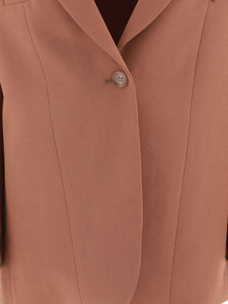 Sacouri Acne Studios Single-breasted blazer Brown Femei (BM 17401548) 3