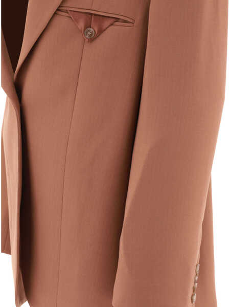 Sacouri Acne Studios Single-breasted blazer Brown Femei (BM 17401548) 4