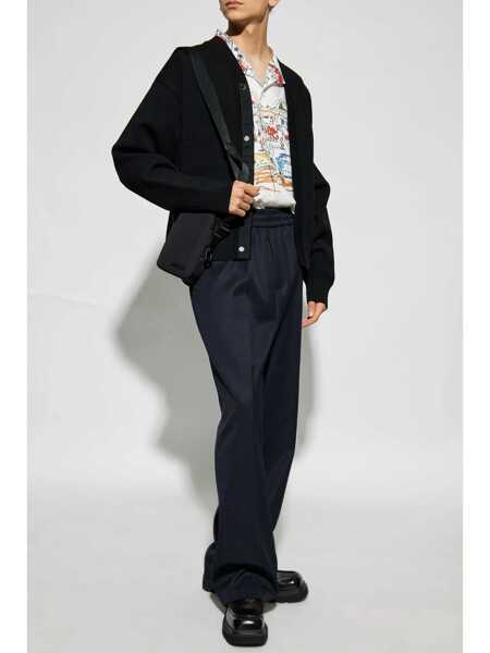 Pantaloni casual Golden Goose Wool jogging pants Blue Barbati (BM 17401719) 2