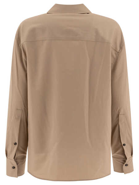 Camasi office Loulou Studio Eliana shirt Beige Femei (BM 17401824) 2