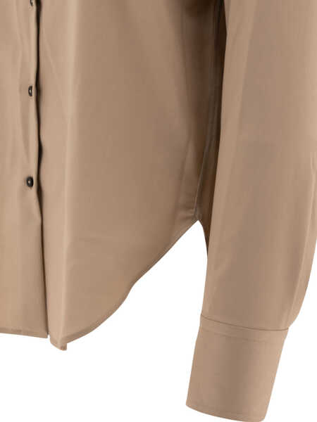 Camasi office Loulou Studio Eliana shirt Beige Femei (BM 17401824) 4