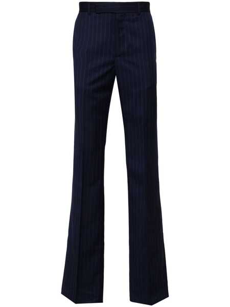 Pantaloni casual Givenchy Pinstriped tailored trousers Blue Barbati (BM 17401932) 1