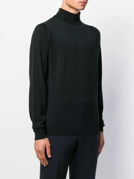 Pulovere John Smedley Merino wool Cherwell turtleneck sweater Black Barbati (BM 17402004) 3
