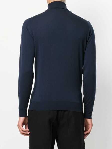 Pulovere John Smedley Merino wool Cherwell turtleneck sweater Blue Barbati (BM 17402010) 4