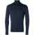 John Smedley Merino wool "Cherwell" turtleneck sweater Blue