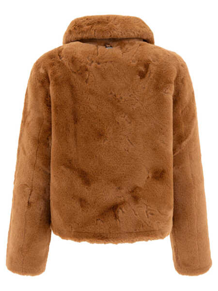 Paltoane Apparis Dahlia biker coat Beige Femei (BM 17402127) 2