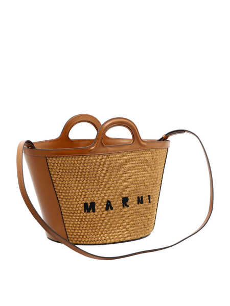 Genti de mana Marni Tropicalia handbag Beige Femei (BM 17402187) 2