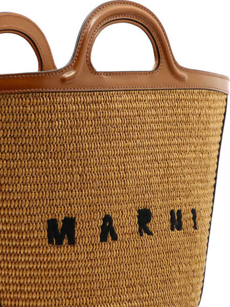 Genti de mana Marni Tropicalia handbag Beige Femei (BM 17402187) 4