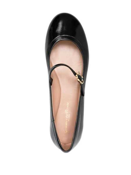 Balerini Gianvito Rossi Carla Mary jane ballet flats Black Femei (BM 17402289) 4
