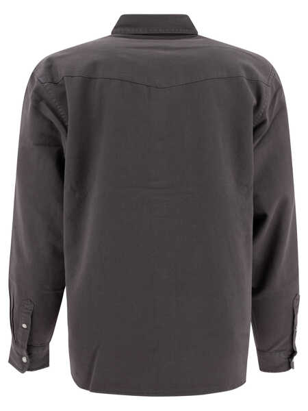 Camasi casual Carhartt L/S Santa Fe shirt Grey Barbati (BM 17402751) 2