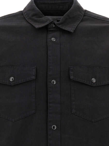 Camasi casual Carhartt L/S Santa Fe shirt Black Barbati (BM 17402754) 3