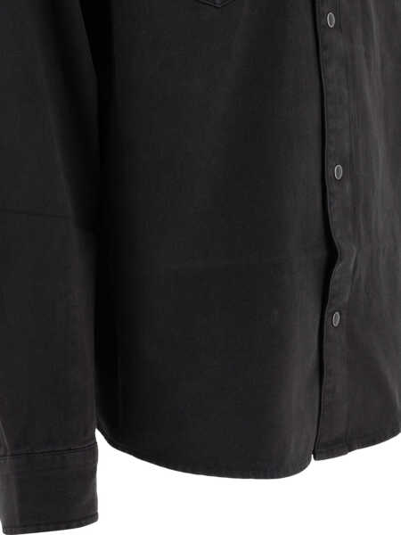 Camasi casual Carhartt L/S Santa Fe shirt Black Barbati (BM 17402754) 4