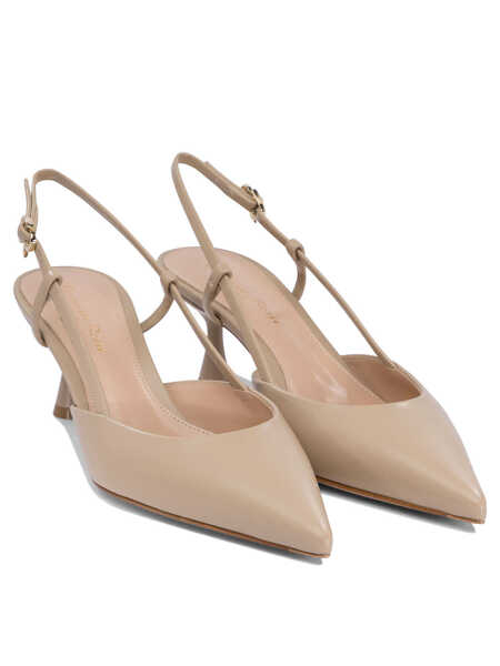 Pantofi cu toc Gianvito Rossi Ascent 55 mm Slingbacks Beige Femei (BM 17402814) 2